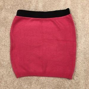 NWOT Ribbed Knit Sweater Skirt
